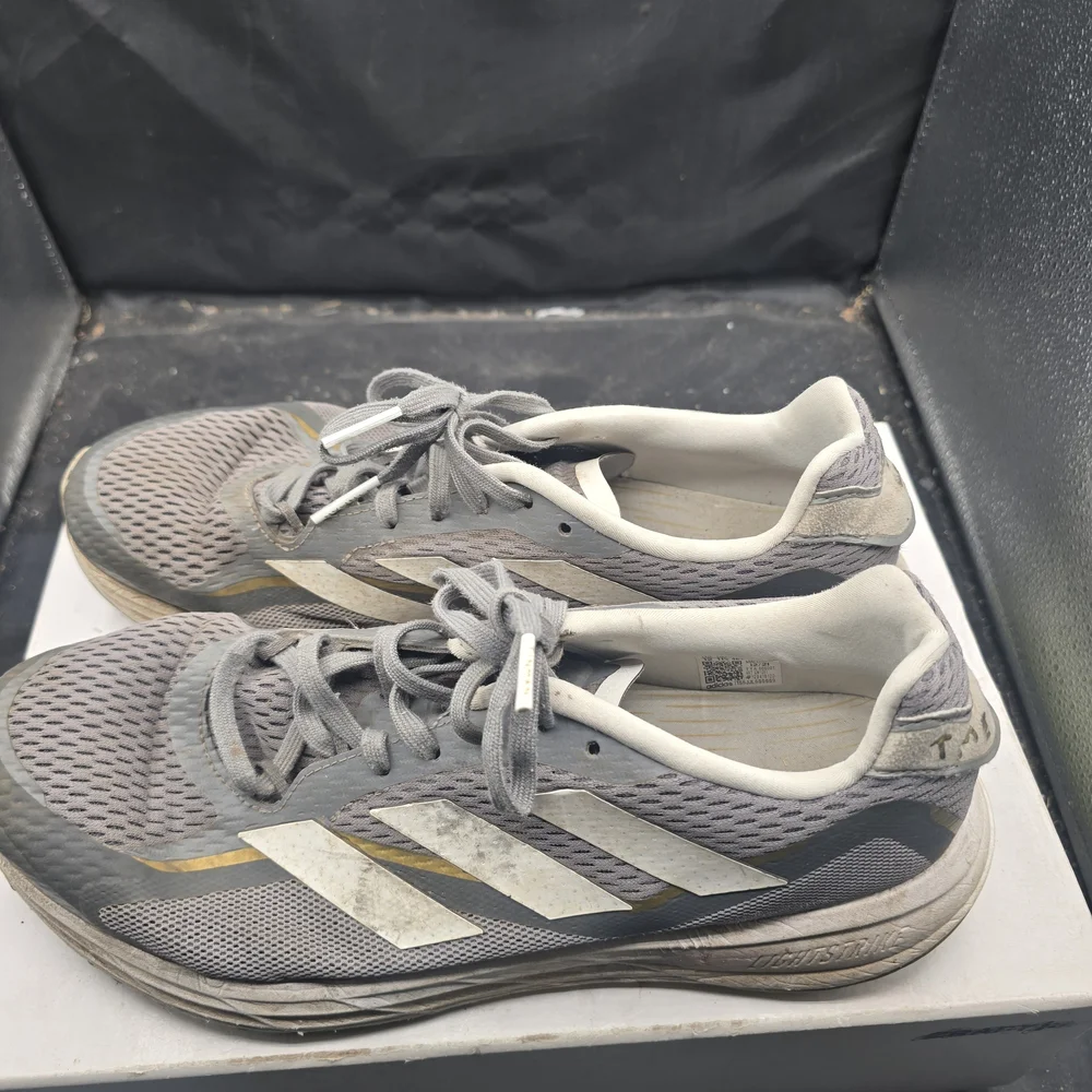 Adidas White‎ and Gold Sneakers